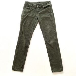 Vintage Denim Blvd Women's 7 Green Skinny Stretch Jeans 5-Pocket Casual Classic